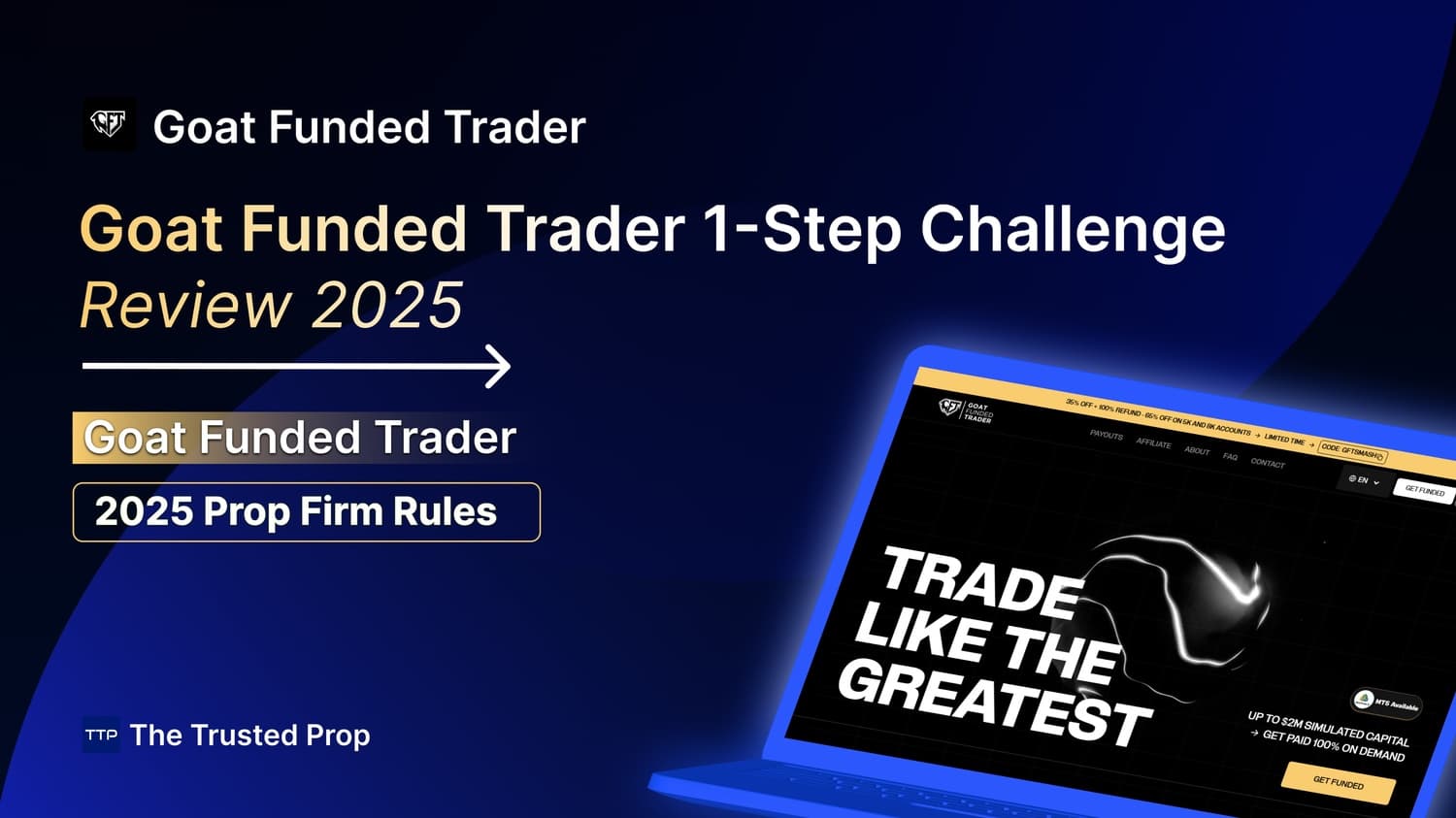 Thumbnail of Goat Funded Trader 1-Step Challenge Review 2025
