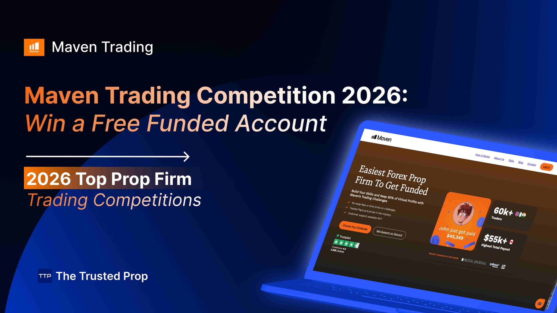 Thumbnail of Maven Trading Competition 2026: Win a Free Funded Account